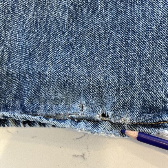 Levi 501 Jeans Men’s Size 34 X 32 Made In Mexico - Picture 4 of 16